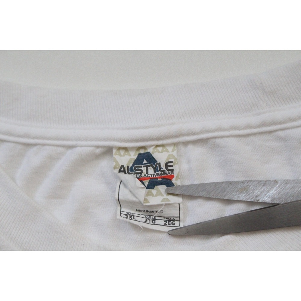 VTG Brickyard Lounge Daytona Beach  Indy Nascar Long Sleeve Shirt White Size 2XL - Picture 5 of 10